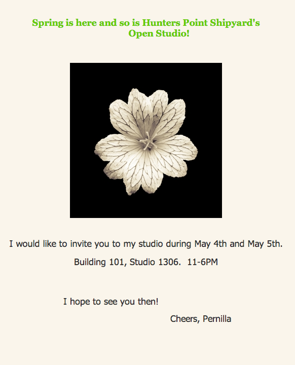 Spring Open Studio this WEEKEND!
