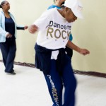 Line dance at Bayview Senior Center