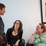 With Petra and Diane @ String of Life reception. ©PernillaPersson.com 2014
