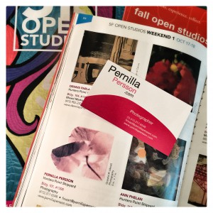 Check out my work and studio during this years Open Studio!