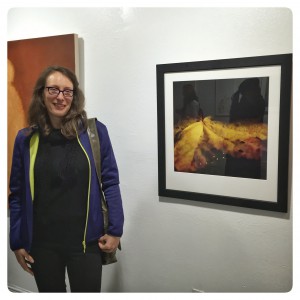Me and my work at Village Art Market on 3rd Street, Bayview, 2015