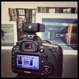Stanley Goldstein's artwork in front of my camera ©PernillaPersson.com 2016 