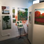 Some of Mauricia Gandara's paintings. ©PernillaPersson.com 2016