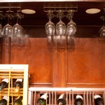Close up photo over the bar, a set painted by Mauricia Gandara at Magical Theater, San Francisco.