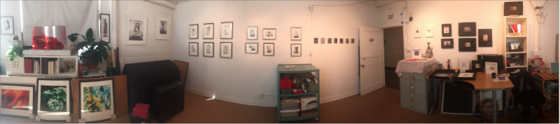 Panorama at Pernilla's studio this weekend. ©Pernilla Persson 2017